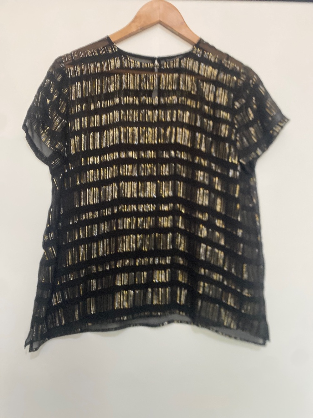 Eileen Fisher S Silk Glimmer Top